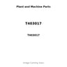 T403017 - BOTTOM GASKET KIT