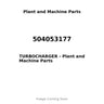 504053177 - TURBOCHARGER