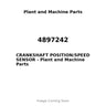 4897242 - CRANKSHAFT POSITION/SPEED SENSOR