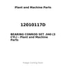 12010117D - BEARING CONROD SET .040 (3 CYL)
