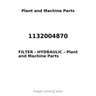 1132004870 - FILTER - HYDRAULIC