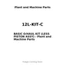 12L-KIT-C - BASIC O/HAUL KIT (LESS PISTON ASSY)