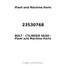 23530768 - BOLT - CYLINDER HEAD