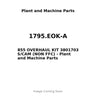 1795.EOK-A - 855 OVERHAUL KIT 3801703 S/CAM (NON FFC)