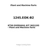 1245.EOK-B2 - KT50 OVERHAUL KIT 3631245