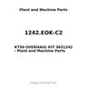 1242.EOK-C2 - KT50 OVERHAUL KIT 3631242