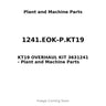 1241.EOK-P.KT19 - KT19 OVERHAUL KIT 3631241