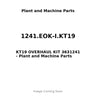 1241.EOK-I.KT19 - KT19 OVERHAUL KIT 3631241