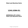1241.EOK-E1 - OVERHAUL KIT (1241)