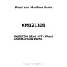 KM121309 - INJECTOR SEAL KIT