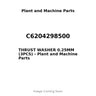 C6204298500 - THRUST WASHER 0.25MM (3PCS)