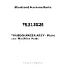 75313125 - TURBOCHARGER ASSY