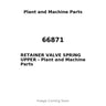 66871 - RETAINER VALVE SPRING UPPER
