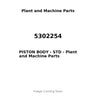 5302254 - PISTON BODY - STD