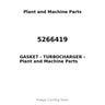 5266419 - GASKET - TURBOCHARGER