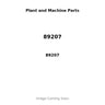 89207 - PISTON, PIN & CLIPS