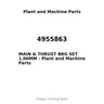 4955863 - MAIN & THRUST BRG SET 1.00MM
