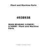 4938938 - MAIN BEARING (LOWER) 0.50MM