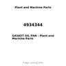4934344 - GASKET OIL PAN