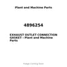 4896254 - EXHAUST OUTLET CONNECTION GASKET