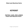 4376567 - PISTON, CLIPS, PIN & RINGS