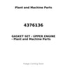 4376136 - GASKET SET - UPPER ENGINE