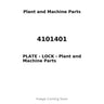 4101401 - PLATE - LOCK