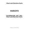4101372 - ALTERNATOR: 24V, 70A