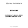 4096696 - CRANKSHAFT (BARE) - QSK23