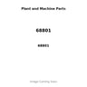 68801 - PISTON, PIN & CLIPS - INDUSTRIAL