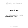4089746 - TURBOCHARGER KIT
