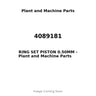 4089181 - RING SET PISTON 0.50MM