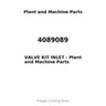 4089089 - VALVE KIT INLET