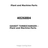 4026884 - GASKET TURBOCHARGER