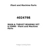 4024798 - MAIN & THRUST BEARING SET 0.25MM
