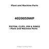 4020059WP - PISTON, CLIPS, PIN & RINGS