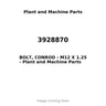 3928870 - BOLT, CONROD - M12 X 1.25