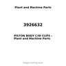 3926632 - PISTON BODY C/W CLIPS