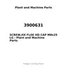 3900631 - SCREW,HX FLGE HD CAP M8x25 LG