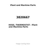 3820667 - HOSE, THERMOSTAT