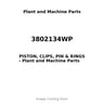 3802134WP - PISTON, CLIPS, PIN & RINGS