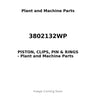 3802132WP - PISTON, CLIPS, PIN & RINGS