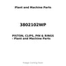3802102WP - PISTON, CLIPS, PIN & RINGS