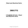 3801772 - CYLINDER KIT O/S