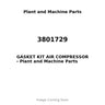 3801729 - GASKET KIT AIR COMPRESSOR