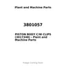 3801057 - PISTON BODY C/W CLIPS (3017348)