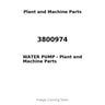 3800974 - WATER PUMP