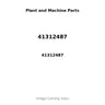 41312487 - PUMP, WATER - SQUARE BOLT