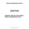 3637730 - GASKET LUB OIL CLR COVER