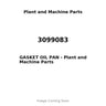 3099083 - GASKET OIL PAN